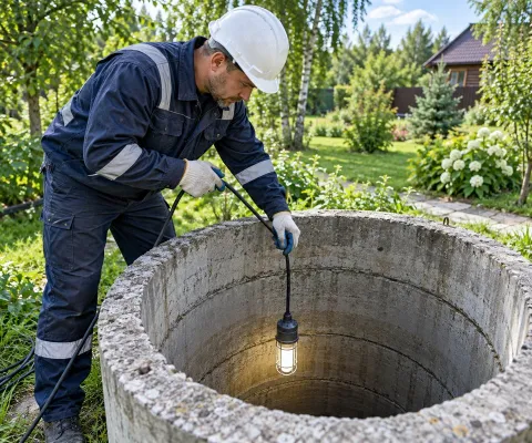 Диагностика шахты колодца перед углублением